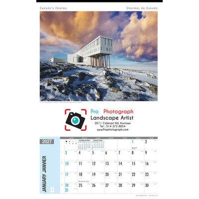 PCA 5100 Canada's Charms Wall Calendar
